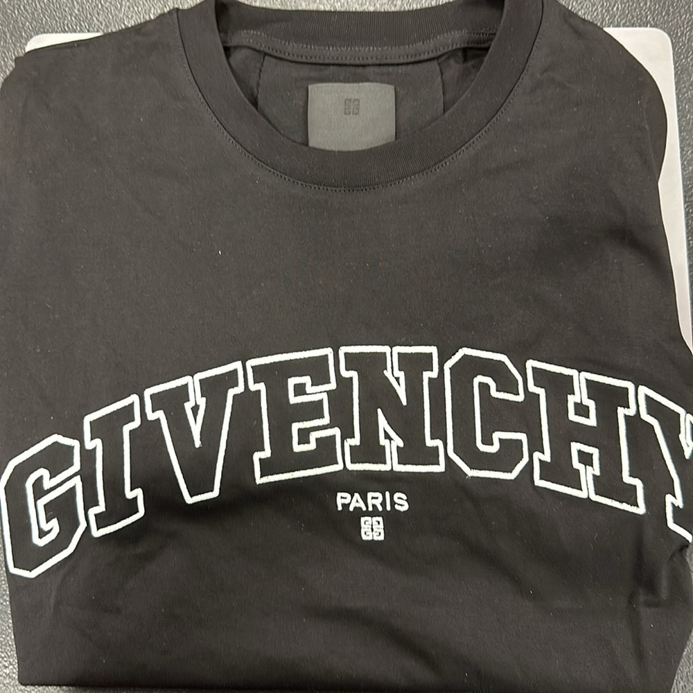 Givenchy embroidered university logo tee